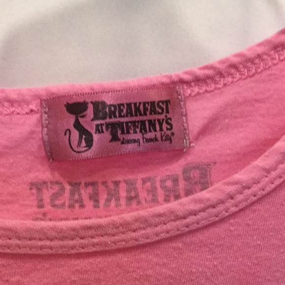 Breakfast At Tiffany’s Pink shirt, Size M - Picture 2 of 4